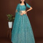 Lehenga blue