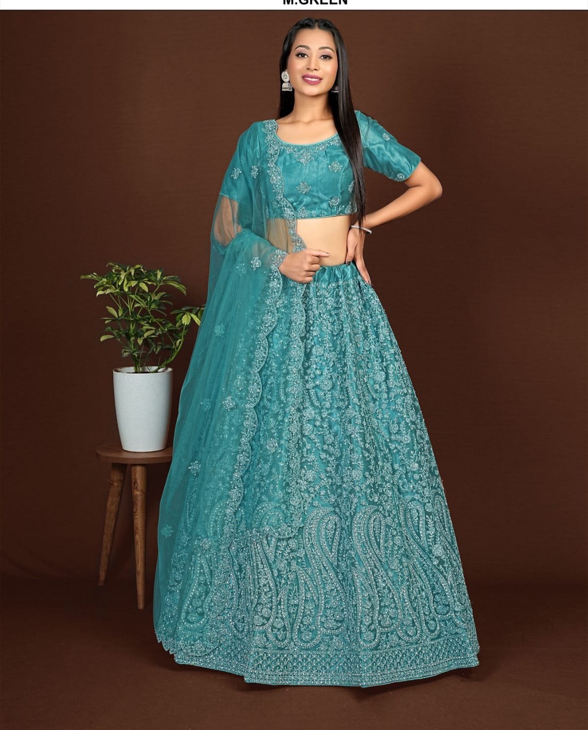 Lehenga blue