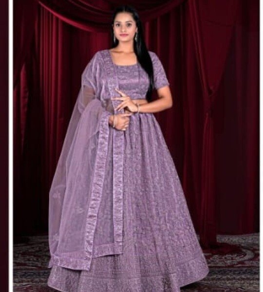 lehenga light purple