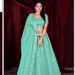 Lehenga pastel blue